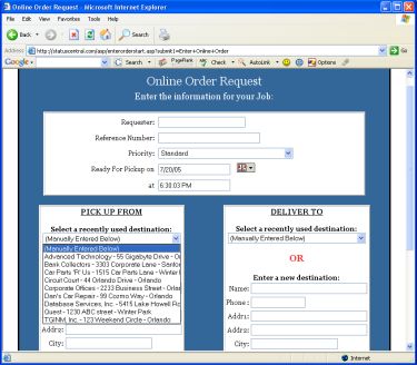 Online Order Entry allows your clients to add their own jobs without picking up the phone!